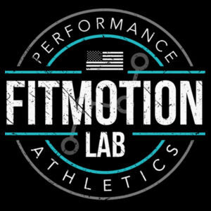 FITMOTION LAB - BADGE - MEN'S T-SHIRT - BLACK - GUZ5SK Design